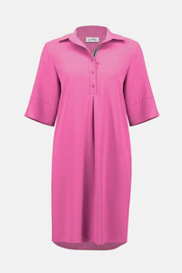 Joseph Ribkoff Women's Knee-length Shirt Dress in bubble gum - women's dress
