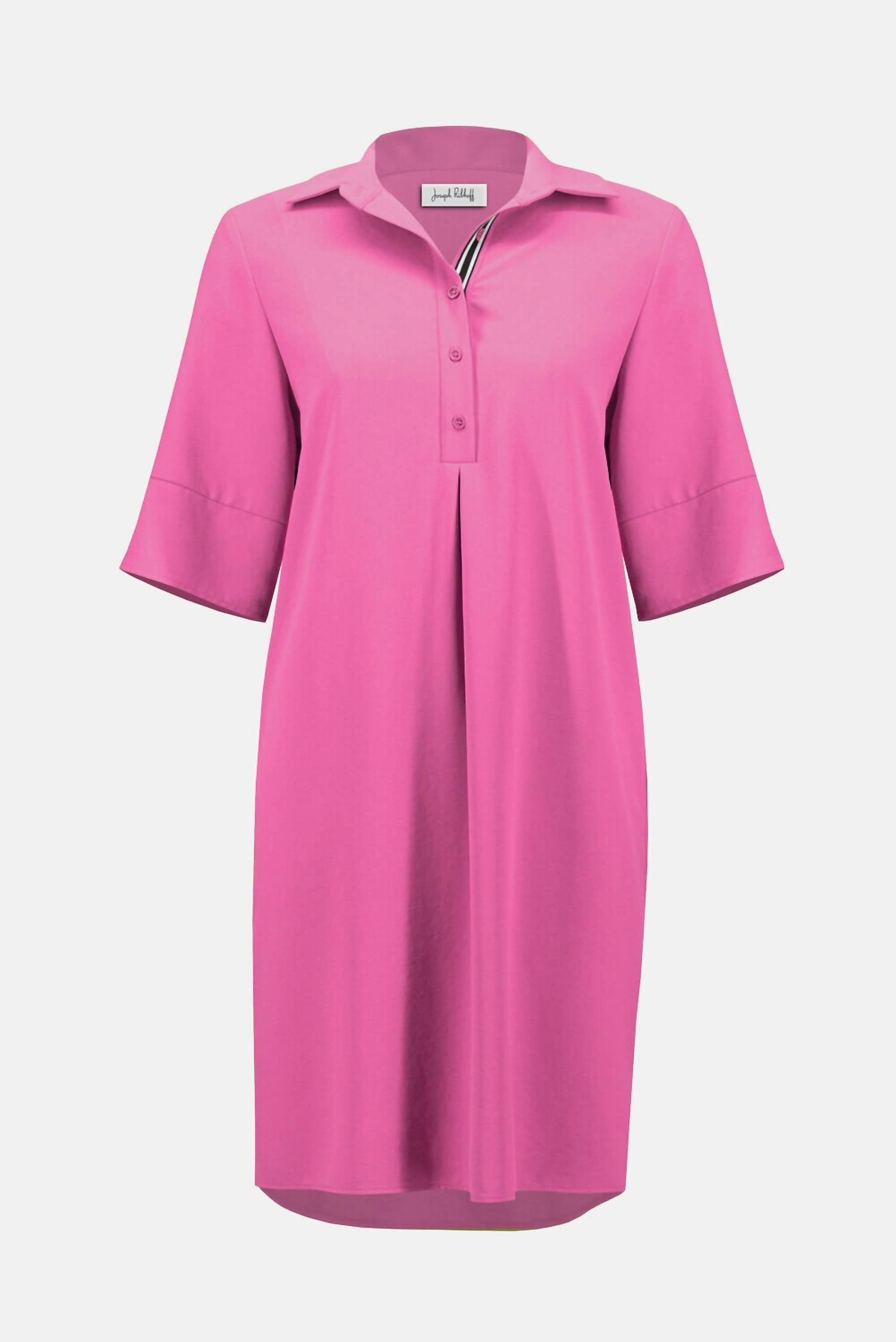 Joseph Ribkoff Women's Knee-length Shirt Dress in bubble gum - women's dress