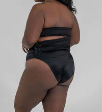 Good American - SATIN SIDE TIE CUT OUT SWIMSUIT