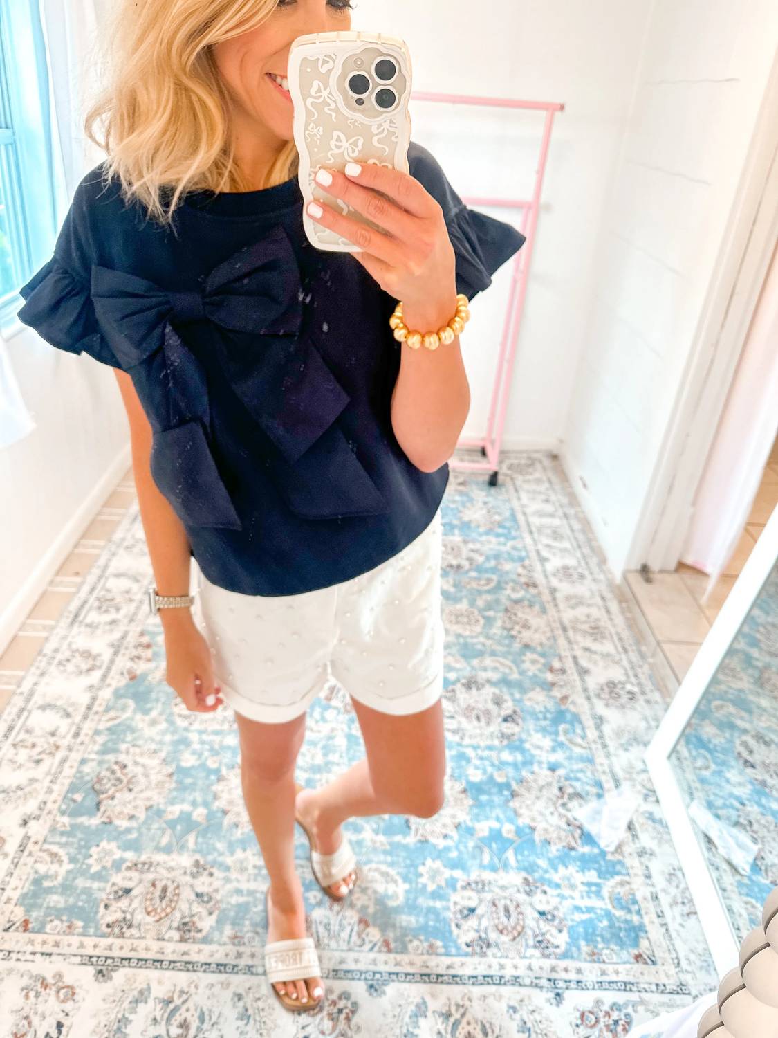 Fantastic Fawn - Twill Shorts With Trim