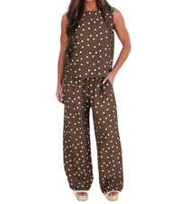 She + Sky - Sweet Talk Polka Dot Tank Top