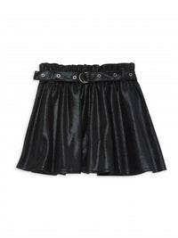 Mia - Pleather Moto Skirt