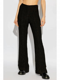 Ganni - Viscose Stretch Crepe Flared Pants