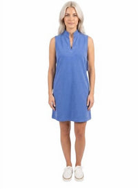 Lulu-B - Sleeveless Zip Up Dress