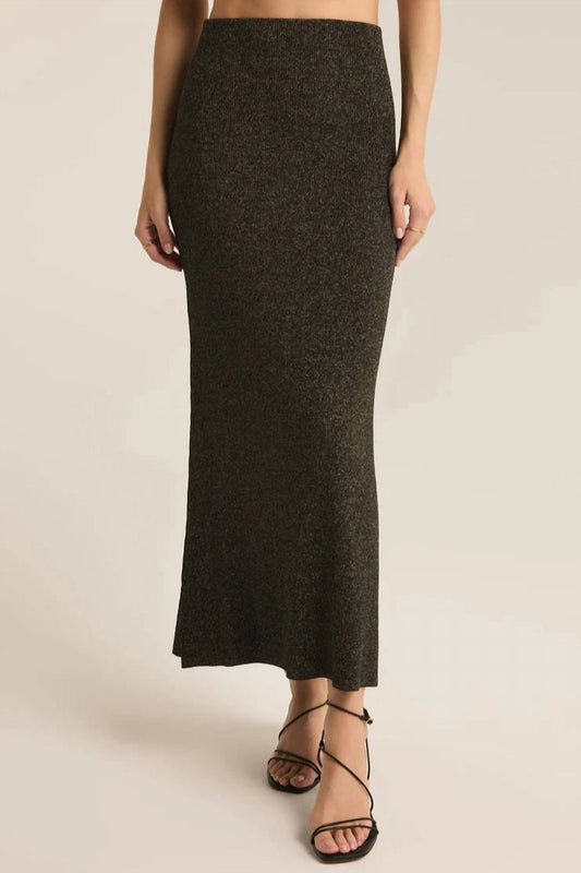 Z Supply - Goldie Metallic Maxi Skirt