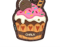 Chala - Women's Cupcake Coin Purse Key Chain