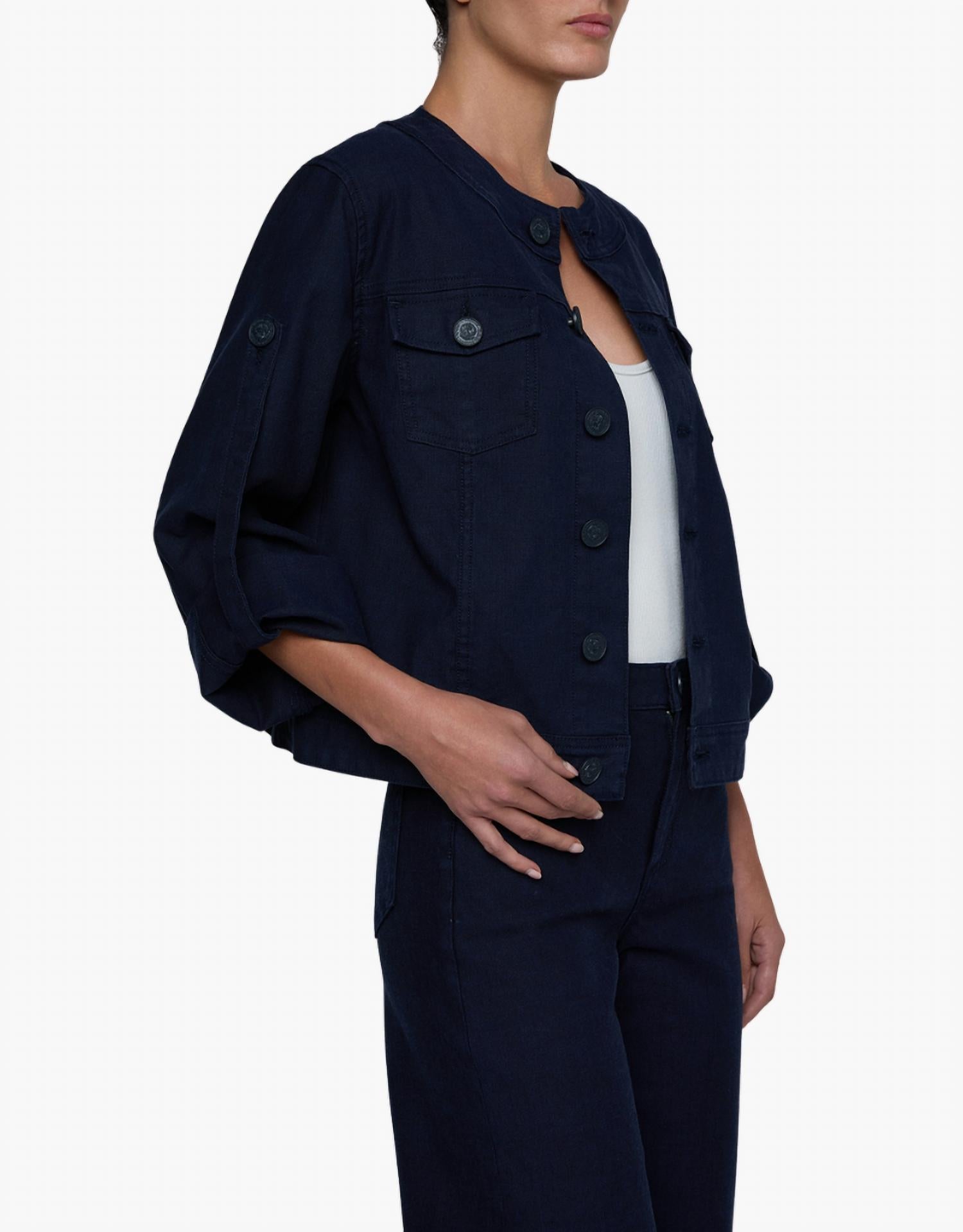 L'Agence - Anouk Collarless Jacket