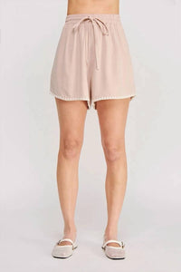 Allie Rose - Women's Embroidered Hem Shorts