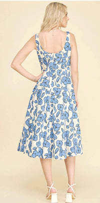 Pinch - Floral Sleeveless Midi Dress
