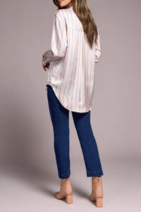 Tribal - Long Sleeve Button Up Blouse