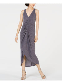 Vince Camuto - Ruched Glitter Midi Dress