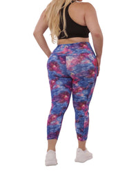 Shosho - PLUS SIZE HIGH WAIST TUMMY CONTROL SPORTS LEGGINGS WITH SIDE POCKETS