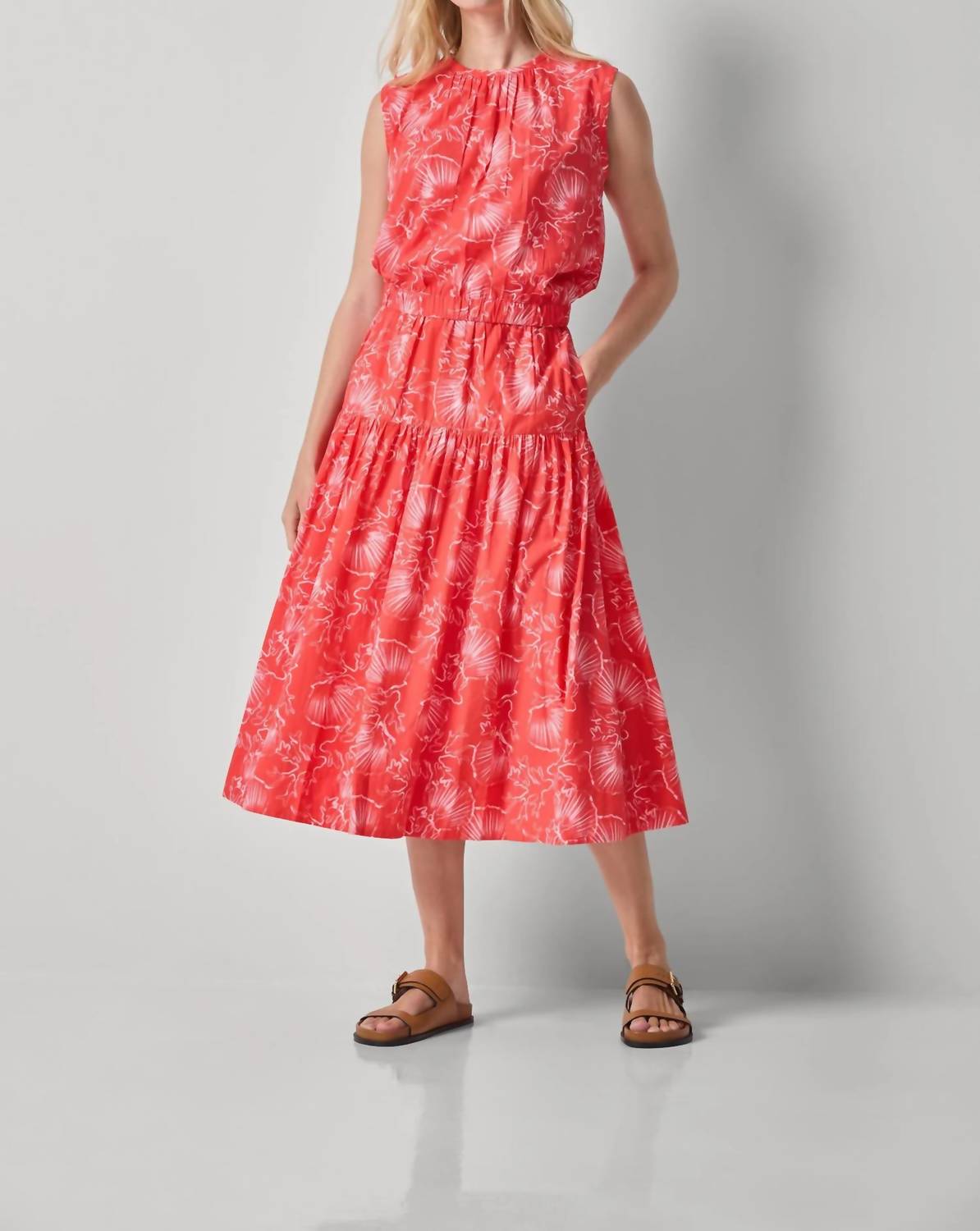 Lilla P - Poplin Yoke Midi Skirt