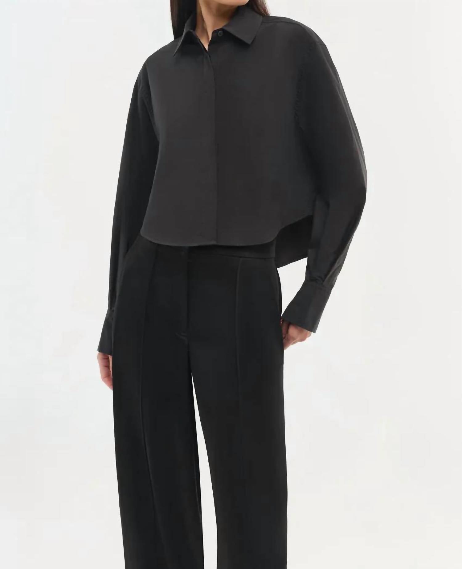 Simkhai - Renata Cropped Button Down Top
