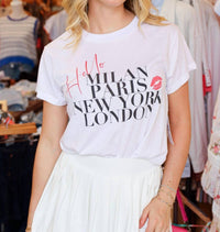 Chaser - Hello Destinations Short Sleeve Tee