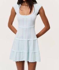 Loveshackfancy - Laighton Stretch Pointelle Mini Dress