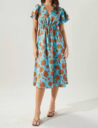 Sugarlips - Flora Fall Satin Dress