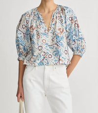 Apiece Apart - Nele Lantern Sleeve Top