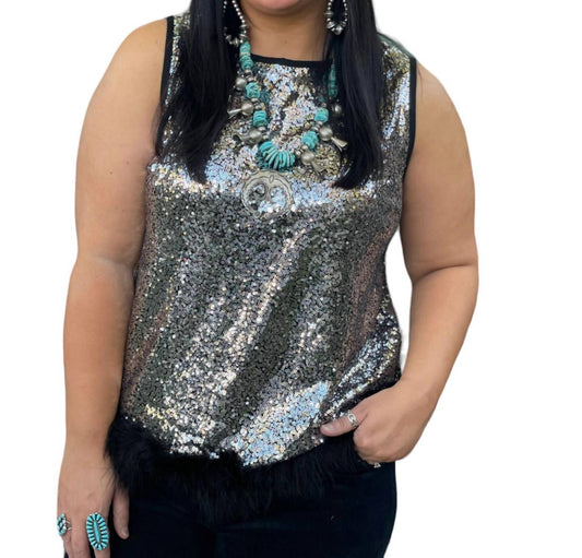 Umgee - ZsaZsa Sequin Top