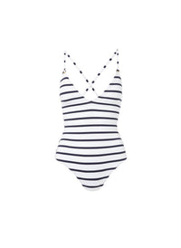 Melissa Odabash - Catalina Marine Over The Shoulder Cross Back Swimsuit