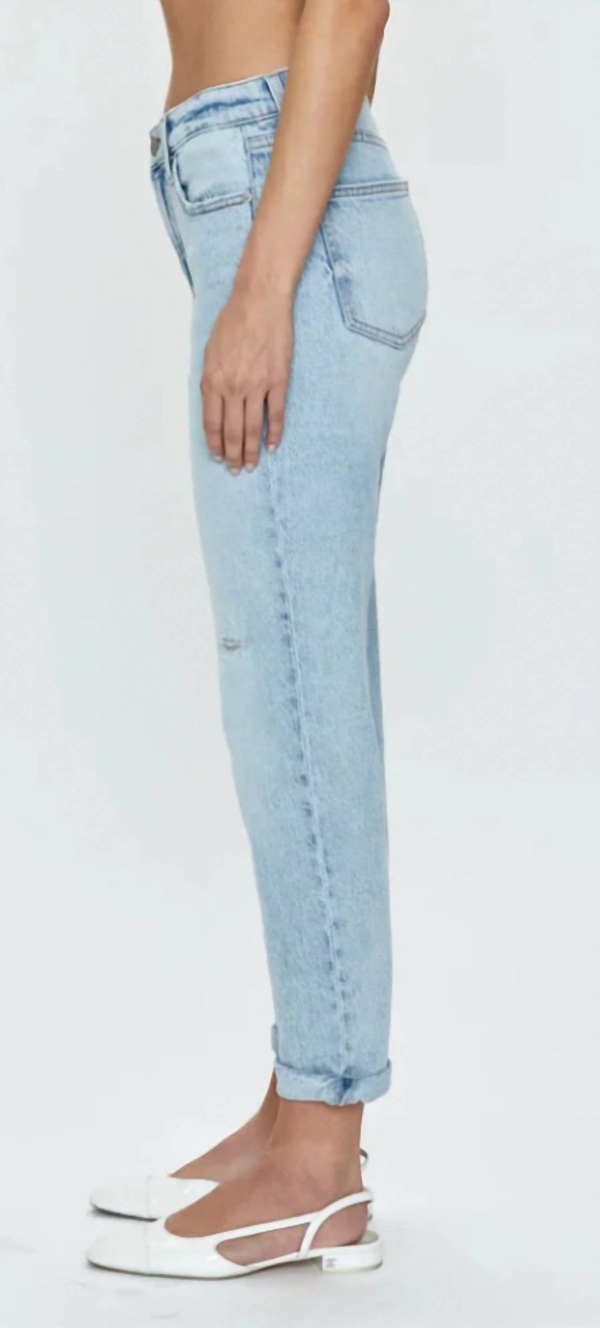 Pistola - RILEY MID RISE RELAXED GIRLFRIEND JEANS