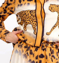 Little Secret Of Mine - Animal Print Wide Leg Pant Set