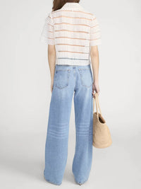 Frame - THE LATTICE CROCHET BLOUSE