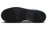 NIKE Men's Court Vision Mid Shoes in game royal white - men's shoe - detail view