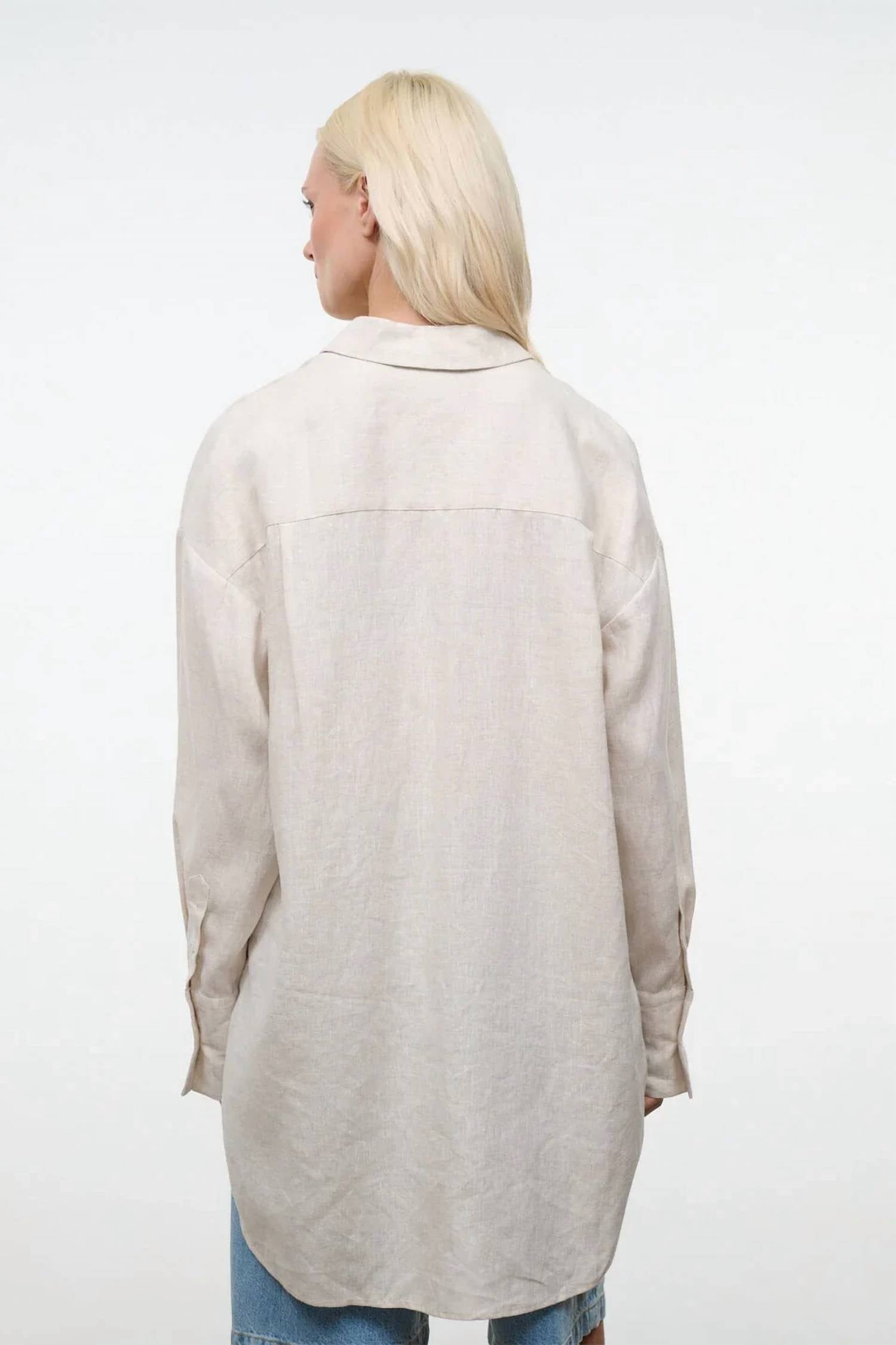 Staud - Sandbar Linen Button Front Top