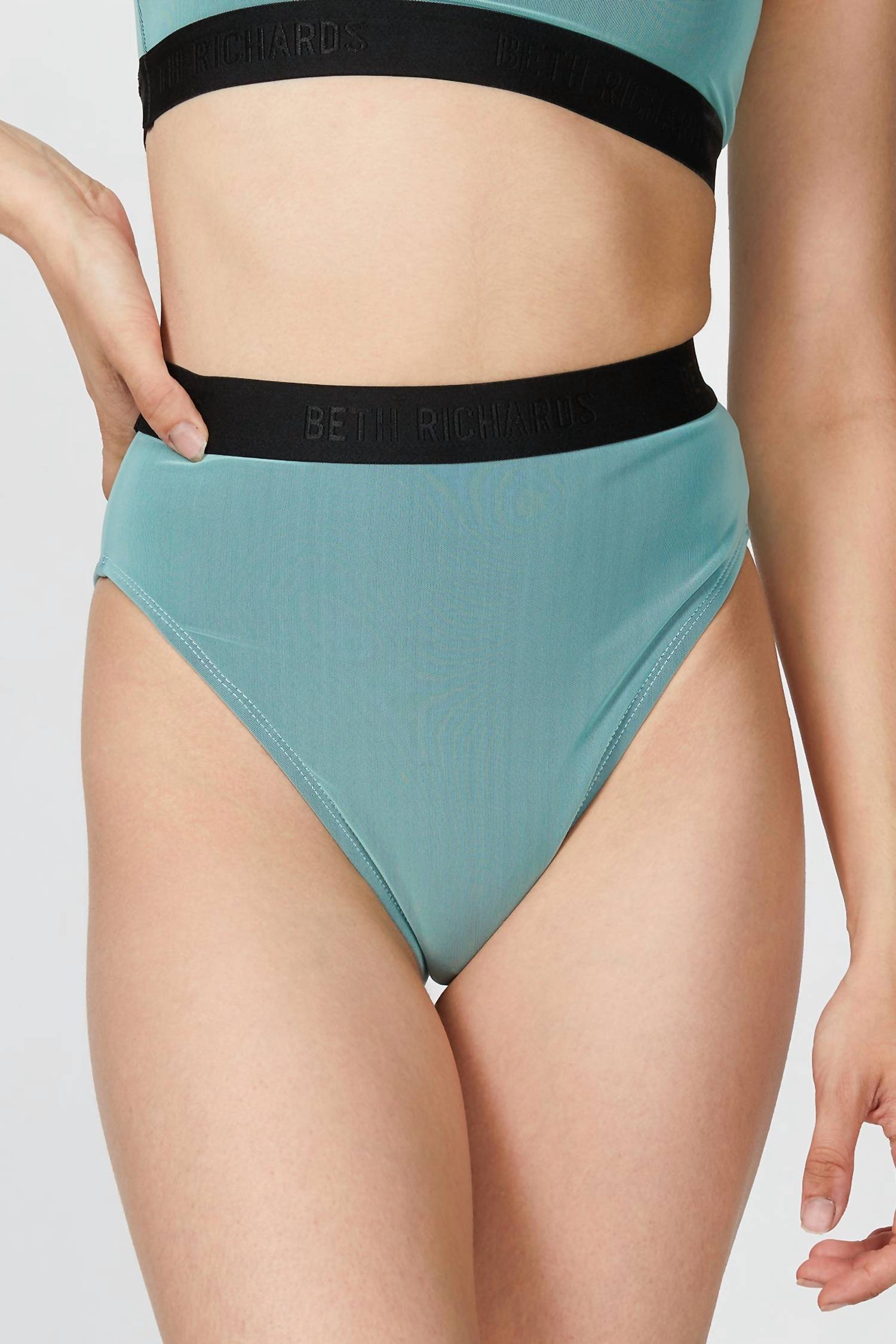 MESH OVERLAY KIM BIKINI BOTTOM