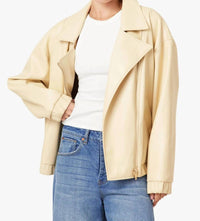Habitual - Oversized Long Sleeve Moto Jacket