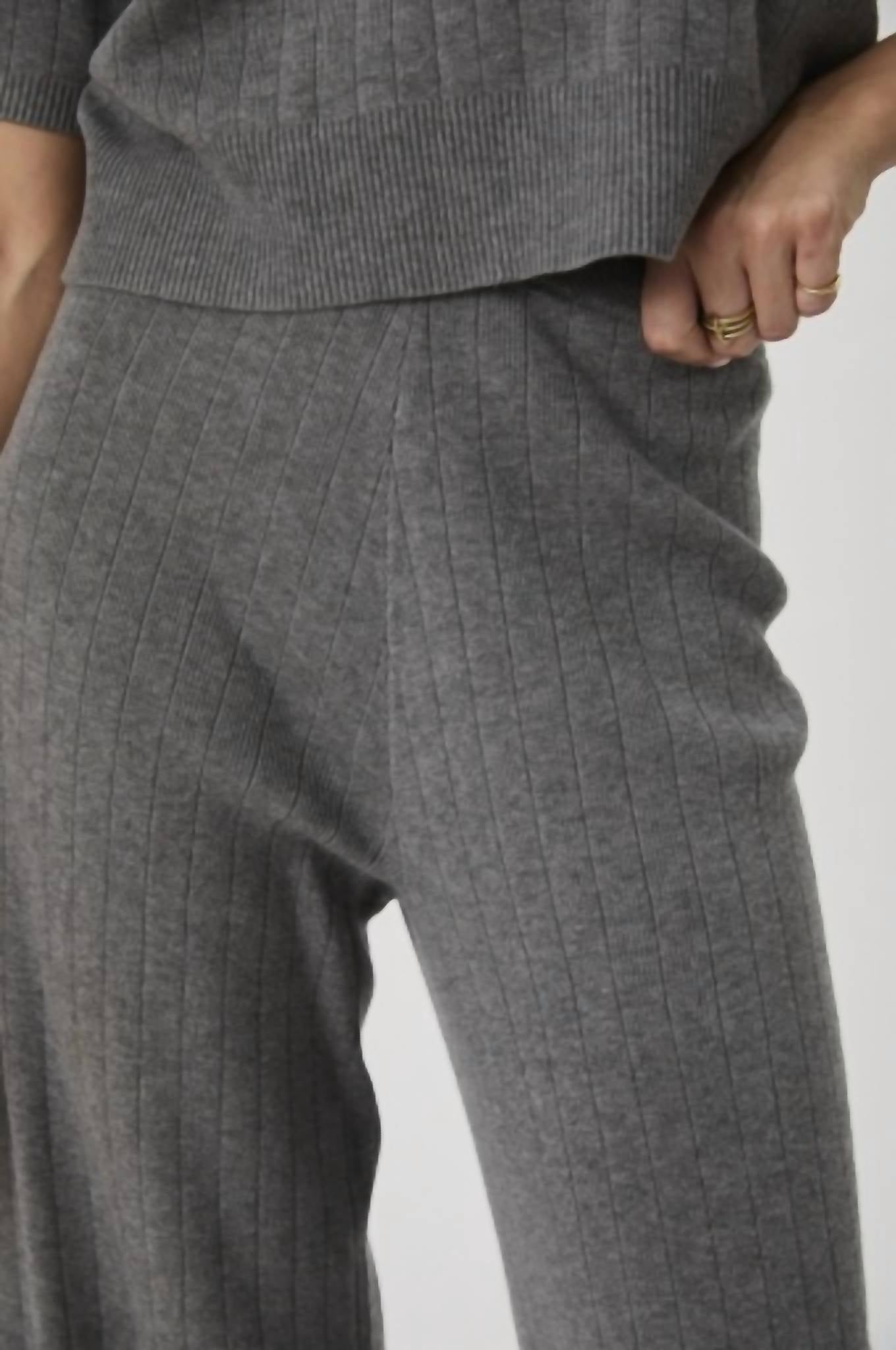 French Connection - Javier Knit Wide Leg Pant