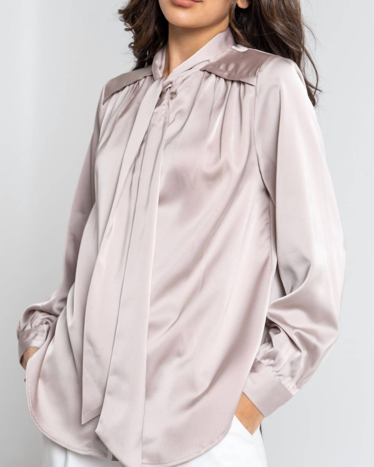 WISHLIST Cry My Eyes Blouse in violet - women's blouse