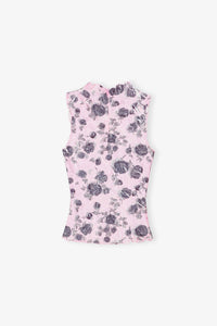 Ganni - Floral Printed Top
