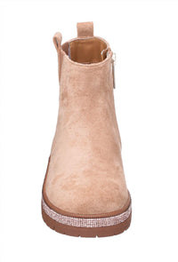 Nina - Girls' Evan Glitter Welt Boot