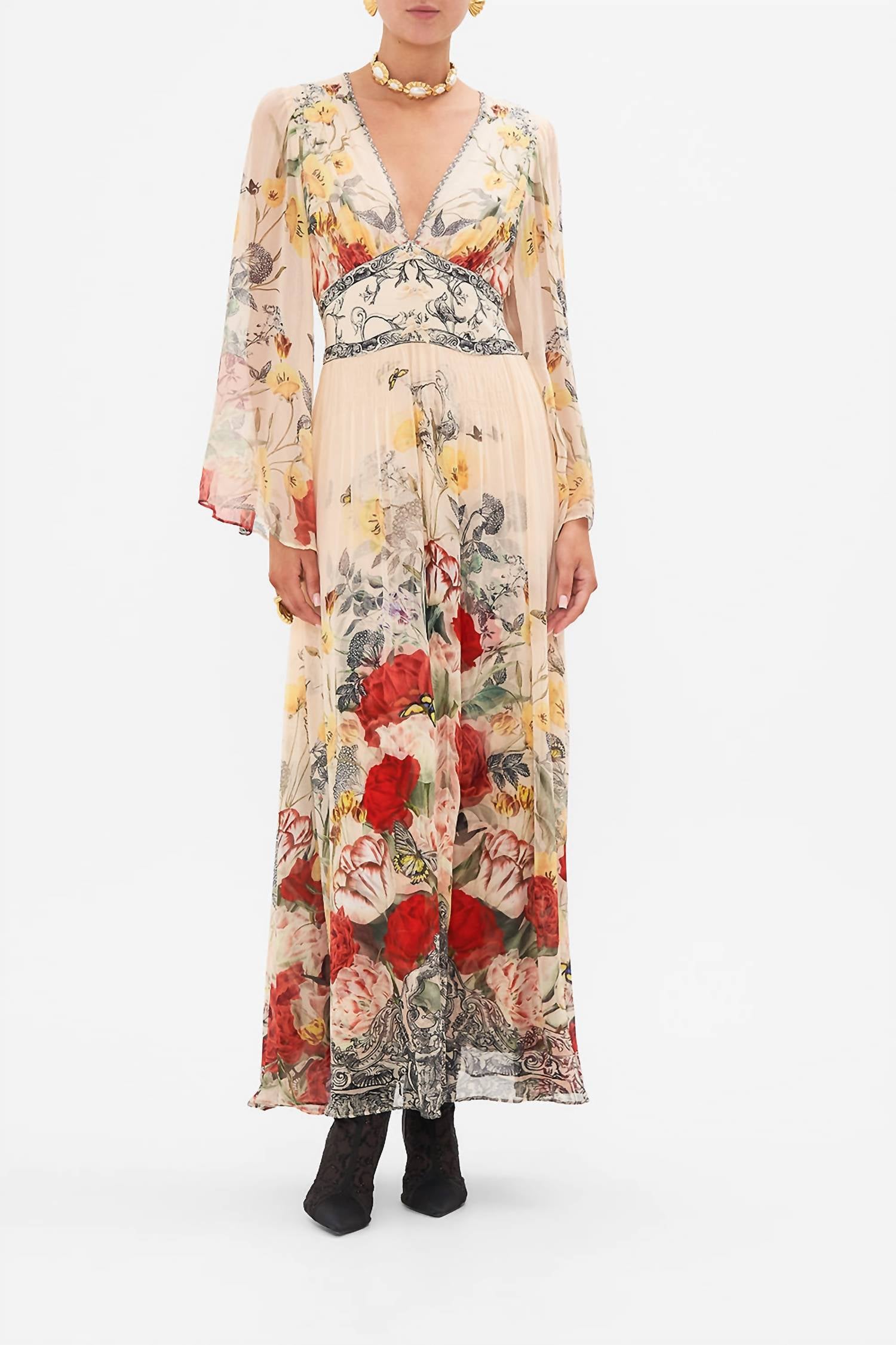 Camilla - Flared Sleeve Dress