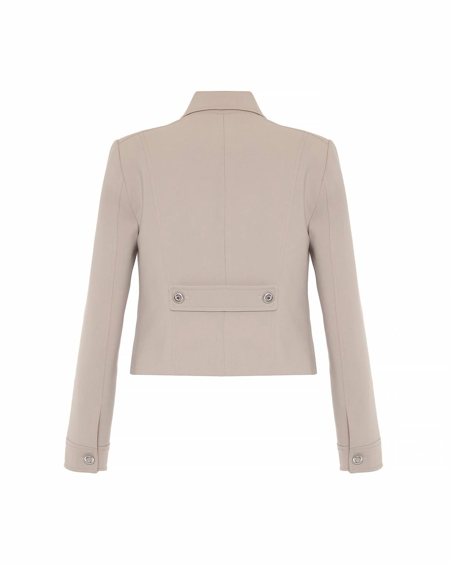 Theo The Label - Daphne Collar-Tab Military Jacket