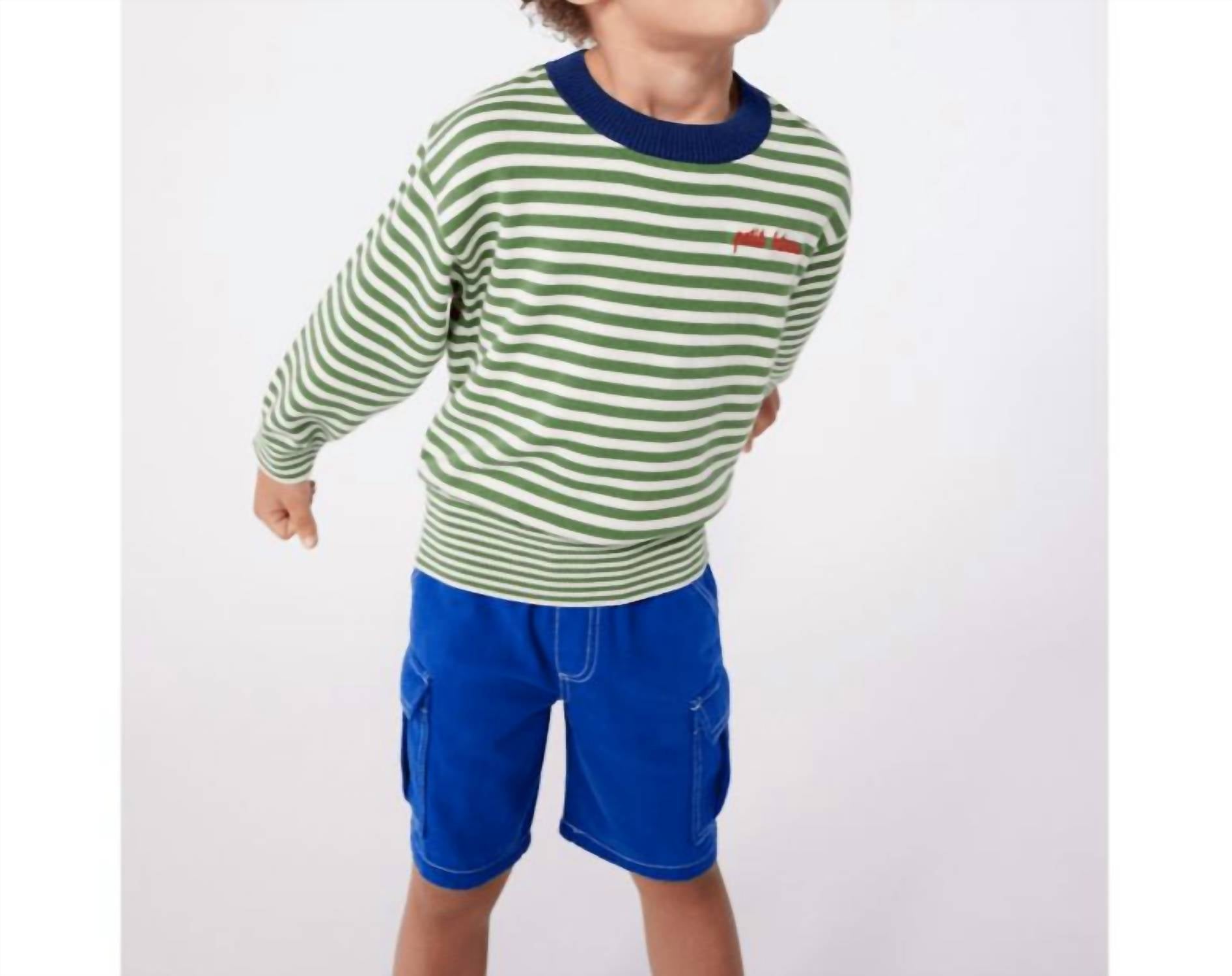 Petit Bateau - Boy's Striped Sweater