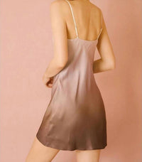 Storia - Ombré Satin Mini Dress