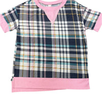 Honeyme - Women's Plaid Argyle Top