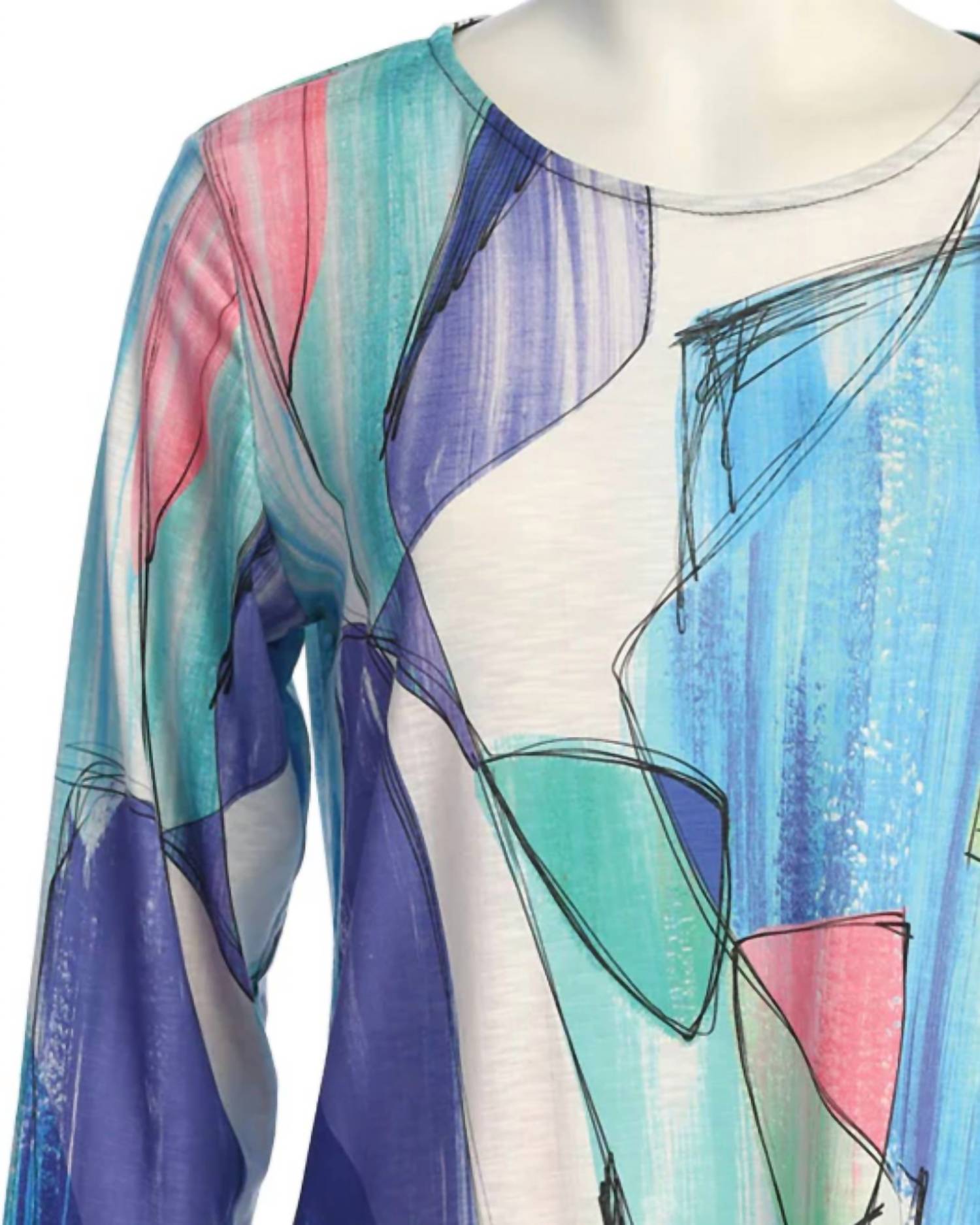 Jess & Jane - Women's Freshia Round Neck Top