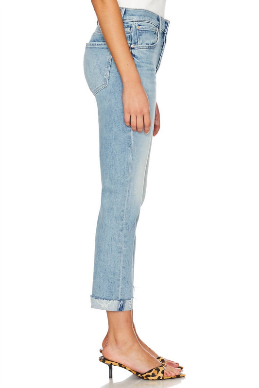 Mother - Scrapper Cuff Ankle Fray Jean