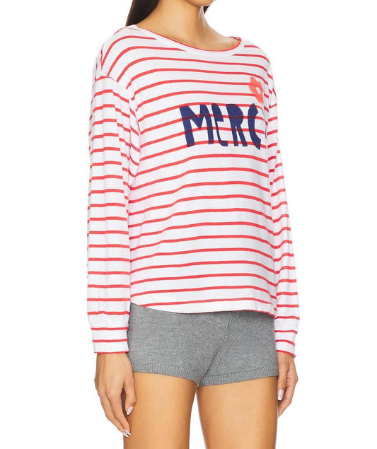 Sundry - Merci Crew Pullover