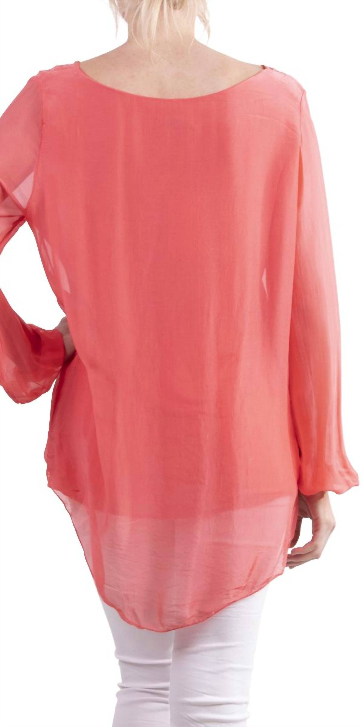 Gigi Moda - Tara Sleeve Scoop Neck Blouse