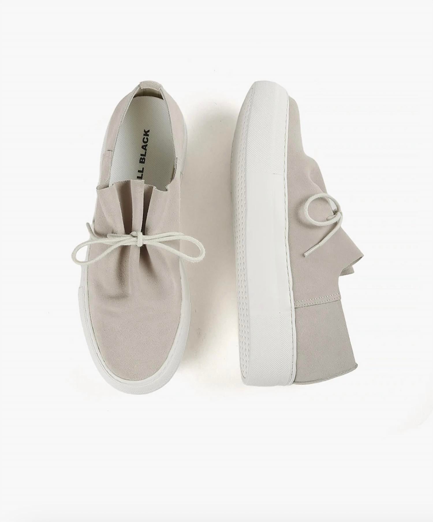 All Black - Women's Gathered Sneak Sneaker Shoes
