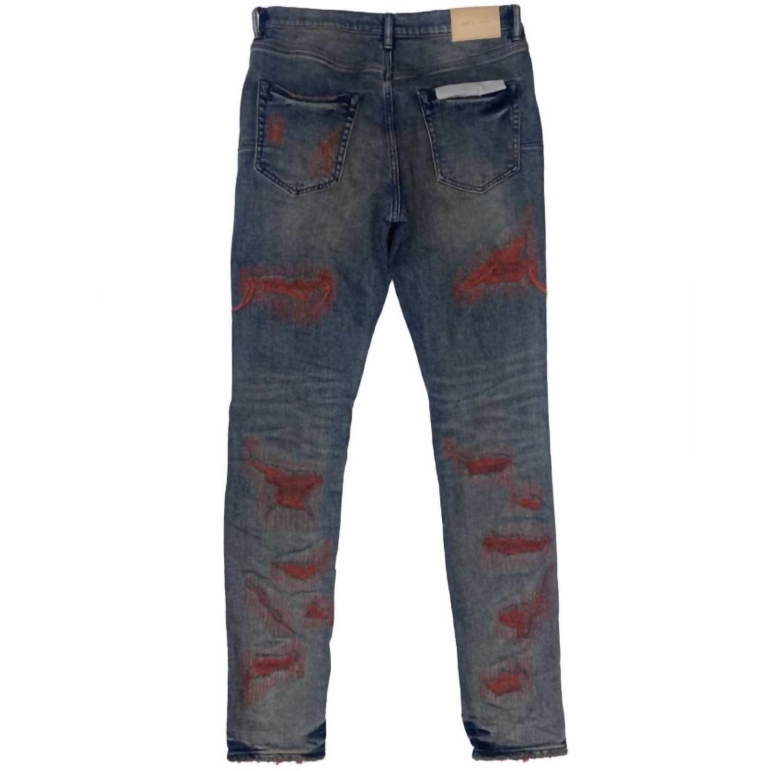 Purple Brand - Men's Weft Blowout Denim Skinny Jeans