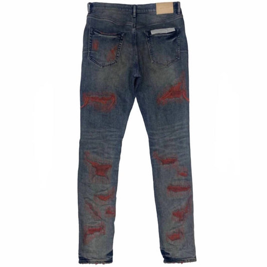 Purple Brand - Men's Weft Blowout Denim Skinny Jeans