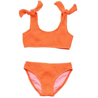 Snapper Rock - Girl's Tie Crop Bikini Set