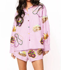 Queen Of Sparkles - Mardi Gras Icon Shorts