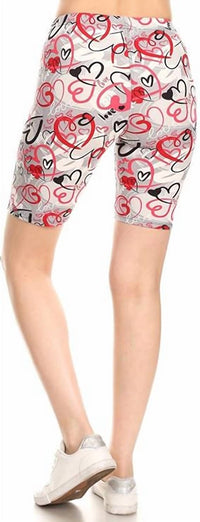 Love It - Valentines Biker Babe Shorts